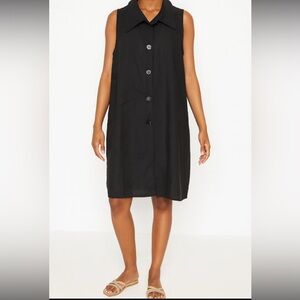 Women’s swimsuit coverup dress black one M/L